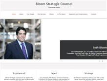 Tablet Screenshot of bloomstrategic.com